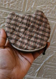Quilted Kitty Coin Pouch 👝