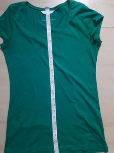 Emerald Green H&amp;M Basic Tee