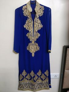 Festive Blue Kurti