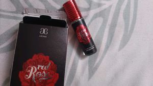 Unused Red Rose Pocket Scent , Alcohol Free
