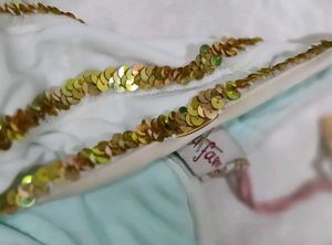 Elegant White Bikini with Gold 🪙
