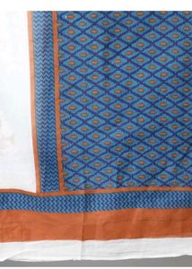Blue Printed Kurta Set with Dupatta