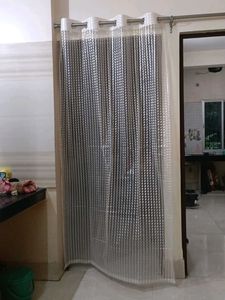 Stylish Metallic Print Curtain