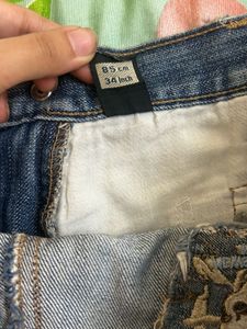 Vintage Blue Denim jorts
