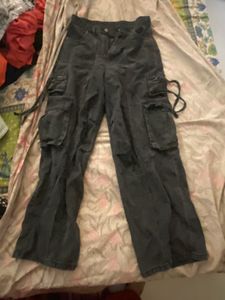 Dark Grey Cargo Pants