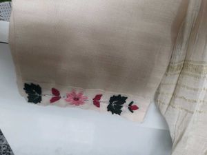 Beautiful Kurti +pant +khadi cotton Duptta Set ❤️