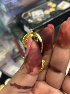 set of 2 Exquisite Gold &amp; Diamond Rings