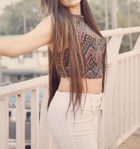 Boho Aztec Print Crop Top
