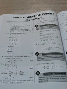 Class 10 Math Sample Papers - Physics Wallah