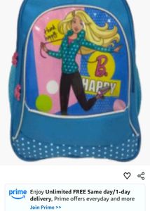 Barbie Backpack for Kids original..