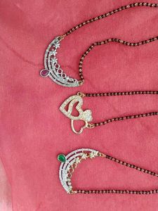 Designer Mangalsutra Set with Earrings