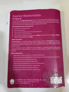 R.D. Sharma Applied Mathematics Class XII