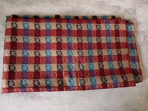 Brand New Elegant Paisley &amp; Plaid Shawl