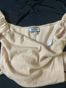 Ribbed Long Sleeve Crop Top