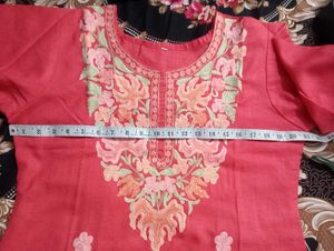 Kashmiri Aari Embroidery 🪡 (Kurta Pant Set)