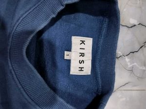 Blue Cherry embroidery  Sweatshirt