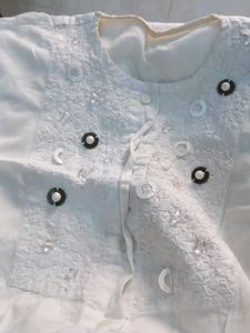 White A Line Dress 36×32