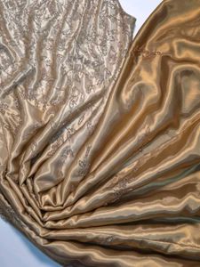 Golden Beaded Evening Gown