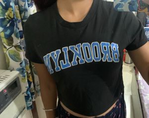 Brooklyn Drawstring Black Top