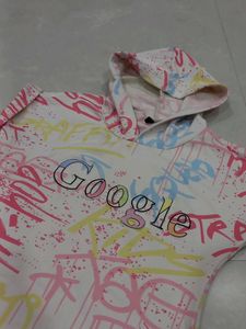 Girls' Graphic Print Hoodie Dress