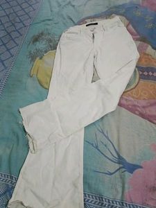 White Bell bottom Jeans