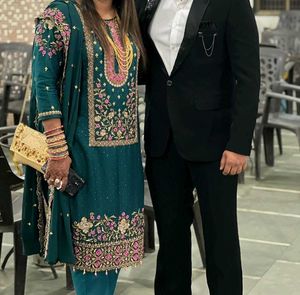 Elegant Embroidered pakistani Salwar Suit