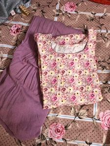 Chic Floral Print Kurta Set 🌺