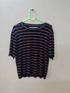 Striped Crew Neck T-Shirt