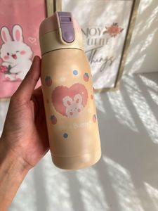 Cute Purple Rabbit Water Bottle