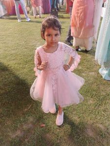 Pink Lace Party Dress