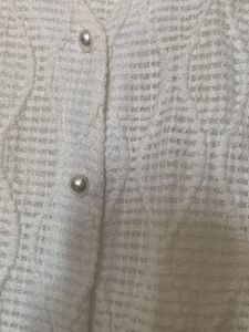 Sheer White Puff Sleeve Top
