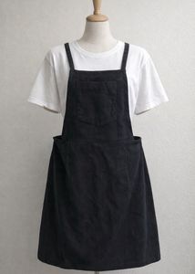 Shein Fine Corduroy Pinafore Dress
