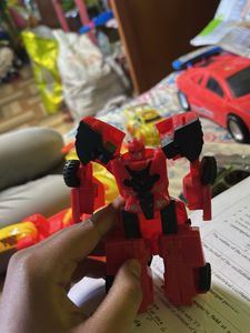Red Transformer Toy Car
