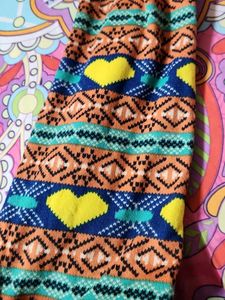 Vibrant Geometric Print Infinity Scarf
