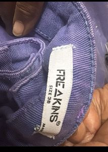 Freakins Women’s Purple Bootcut Jeans