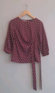 Faballey Maroon Stylish Top For Women