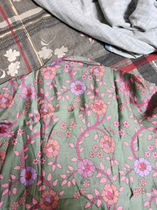 Floral Print Cotton Co-ord Set