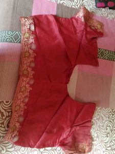 Boarder Banarasi Saree With Blouse