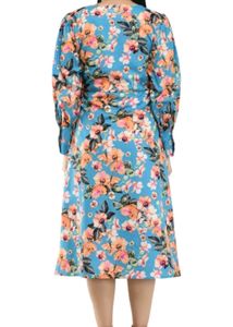 Floral Print Midi Dress