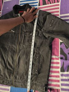 Men's Stylish Grey Denim Jacket