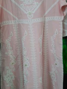 Amiras Full Embroidery Suit Pink