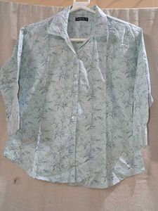 Printed Casual Shirt –Bamboo Leaf Design