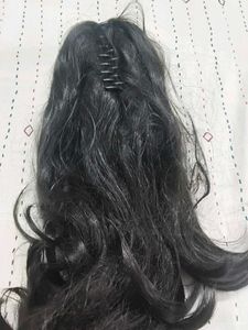 ponytail hair wig brown