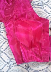 Vibrant Pink Silk Blouse