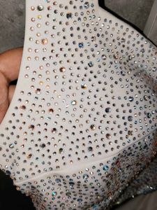 Rhinestone Glam Mini Dress