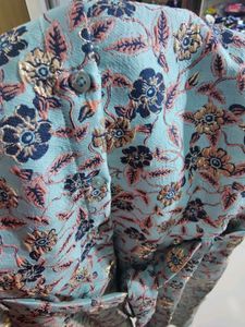 Pantaloons Junior Blue  Flora Print Party Dress .