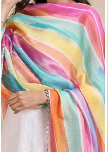 Vibrant Striped Dupatta