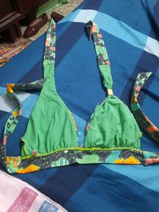 Floral Print Bikini Top