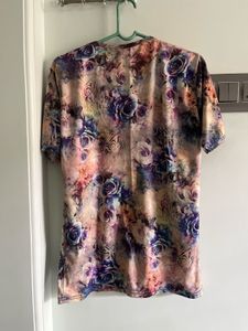 Vibrant Floral Print Swimming T-Shirt