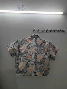 Tropical Print Short Sleeve Shirt